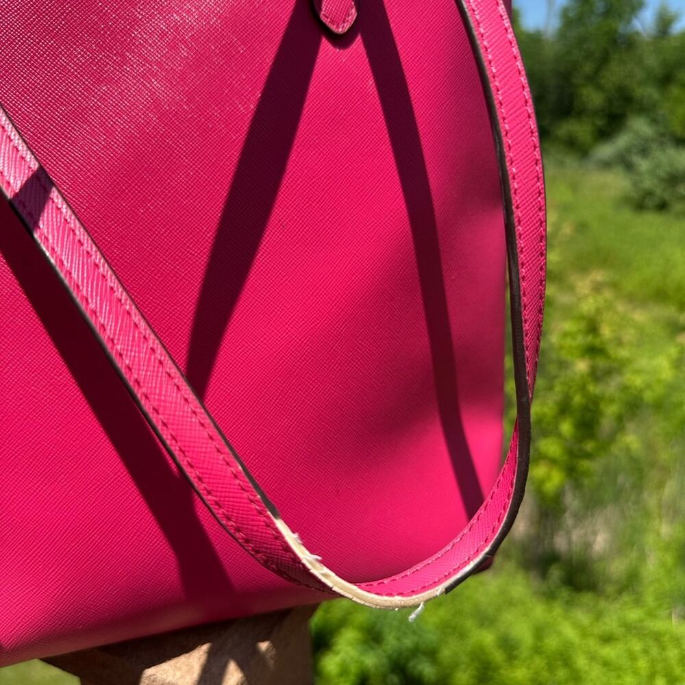 Kate Spade Pink Tote with Modern Silhouette - Picture 9 of 16